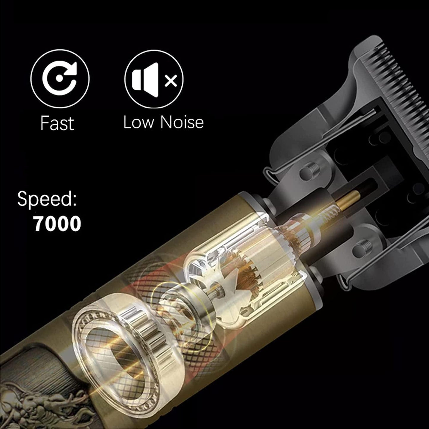 Professional Hair trimmer Beard Trimmer Electric Rechargeable Men Hair Shaver Beard Barber Hair Cut Cutting Machine